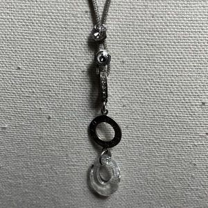 Gulten Dye swavorski cord necklace